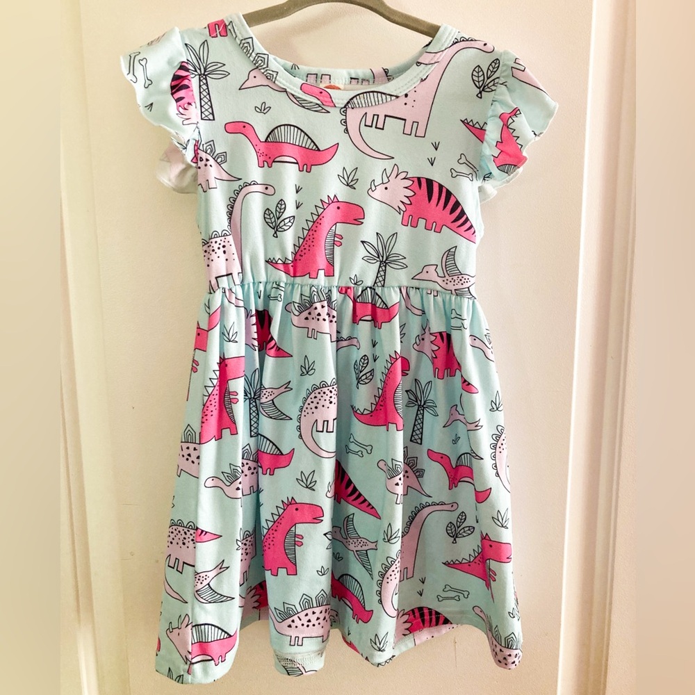 Toddler Dinosaur Print Dress